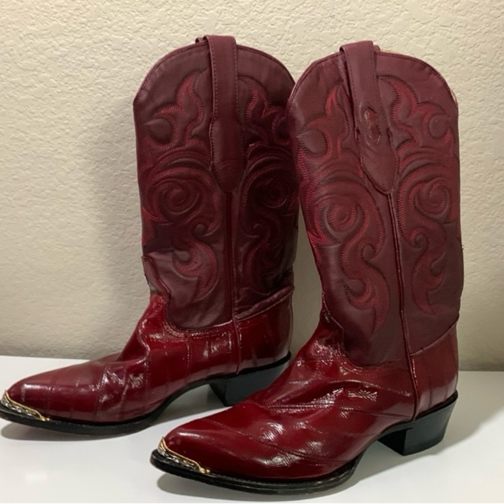 Los Altos Men’s EEL Burgundy Boots